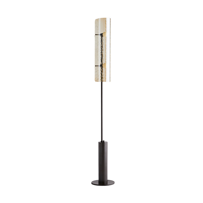Arteriors DA79002 Two Light Floor Lamp, Amber