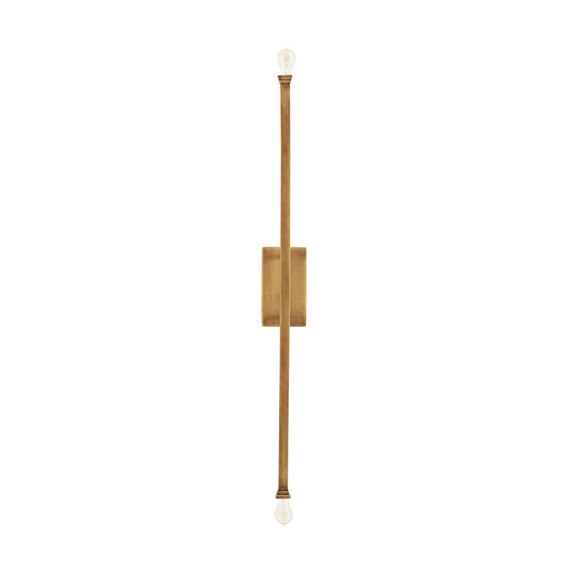 Arteriors DS44011 Two Light Wall Sconce, Antique Brass