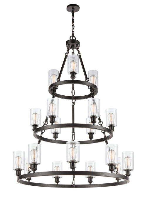 Innovations 82034-BK-G802-LED LED Chandelier, Matte Black