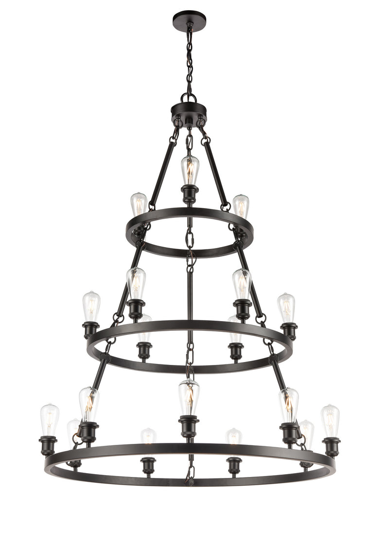 Innovations 82034-BK-LED LED Chandelier, Matte Black