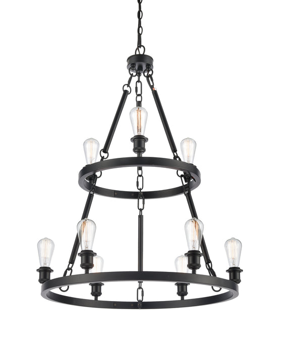Innovations 8203-BK-LED LED Chandelier, Matte Black