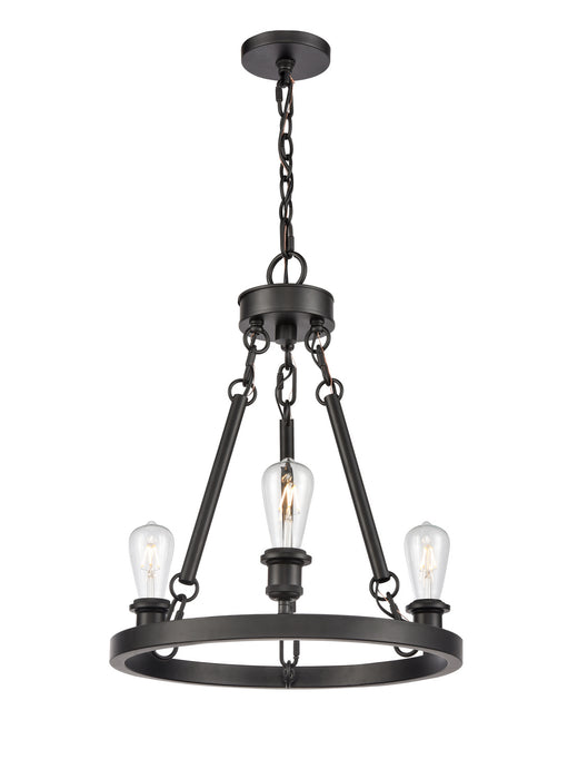 Innovations 820-BK-LED LED Chandelier, Matte Black