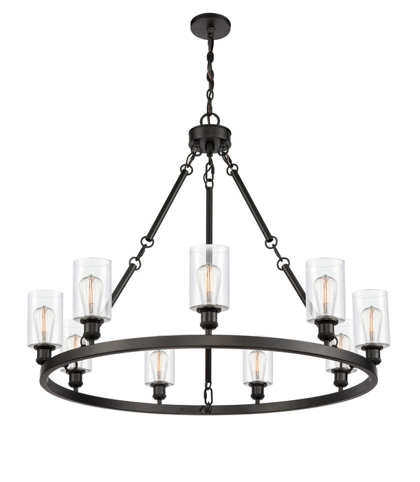 Innovations 840-BK-G802-LED LED Chandelier, Matte Black