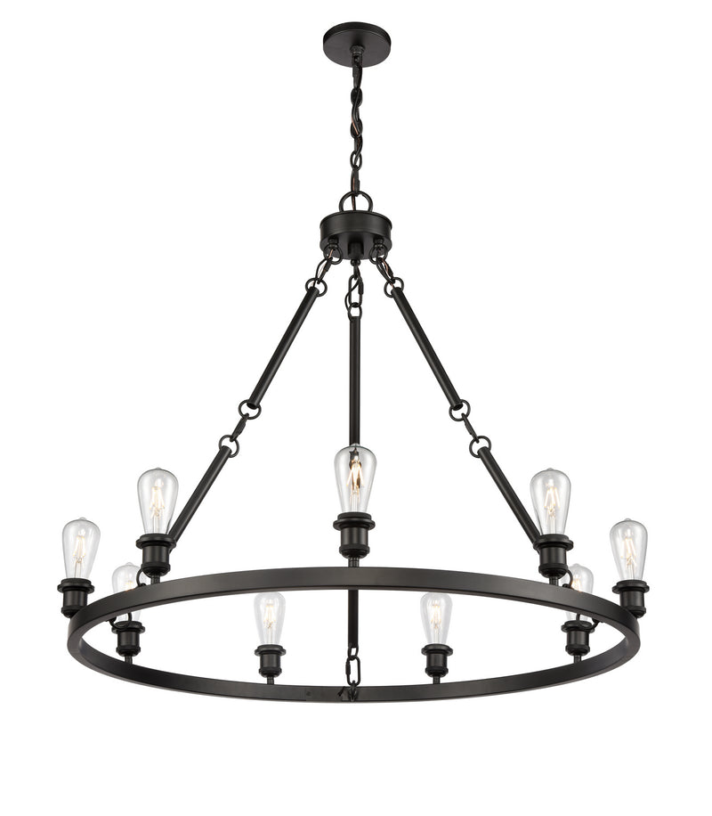 Innovations 840-BK-LED LED Chandelier, Matte Black