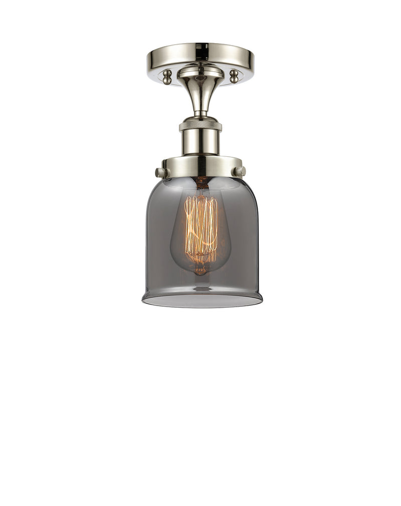 Innovations 916-1C-PN-G53 One Light Semi-Flush Mount, Polished Nickel