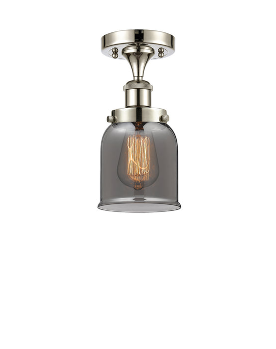 Innovations 916-1C-PN-G53 One Light Semi-Flush Mount, Polished Nickel