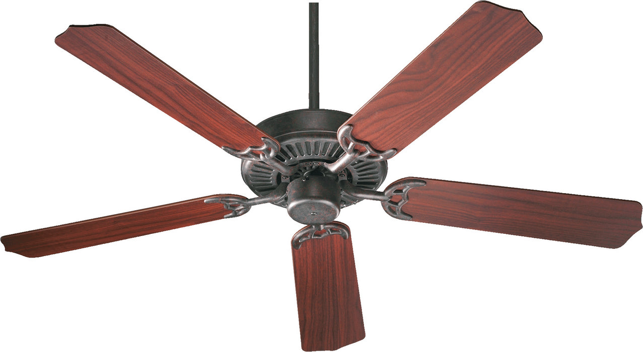 Quorum 77525-44 52" Ceiling Fan, Toasted Sienna