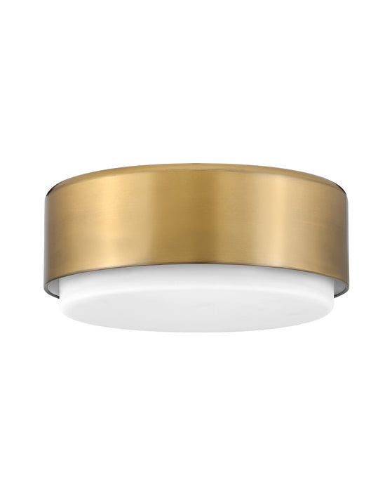 Hinkley 30073LCB LED Flush Mount, Lacquered Brass
