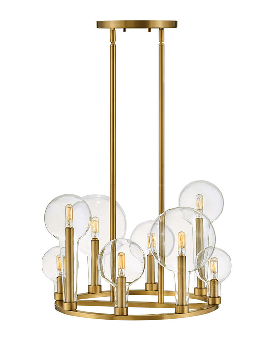 Hinkley 30526LCB LED Chandelier, Lacquered Brass