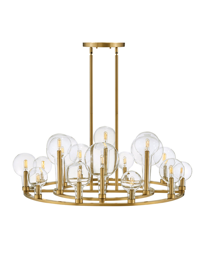 Hinkley 30529LCB LED Chandelier, Lacquered Brass