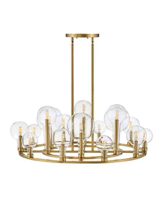 Hinkley 30529LCB LED Chandelier, Lacquered Brass