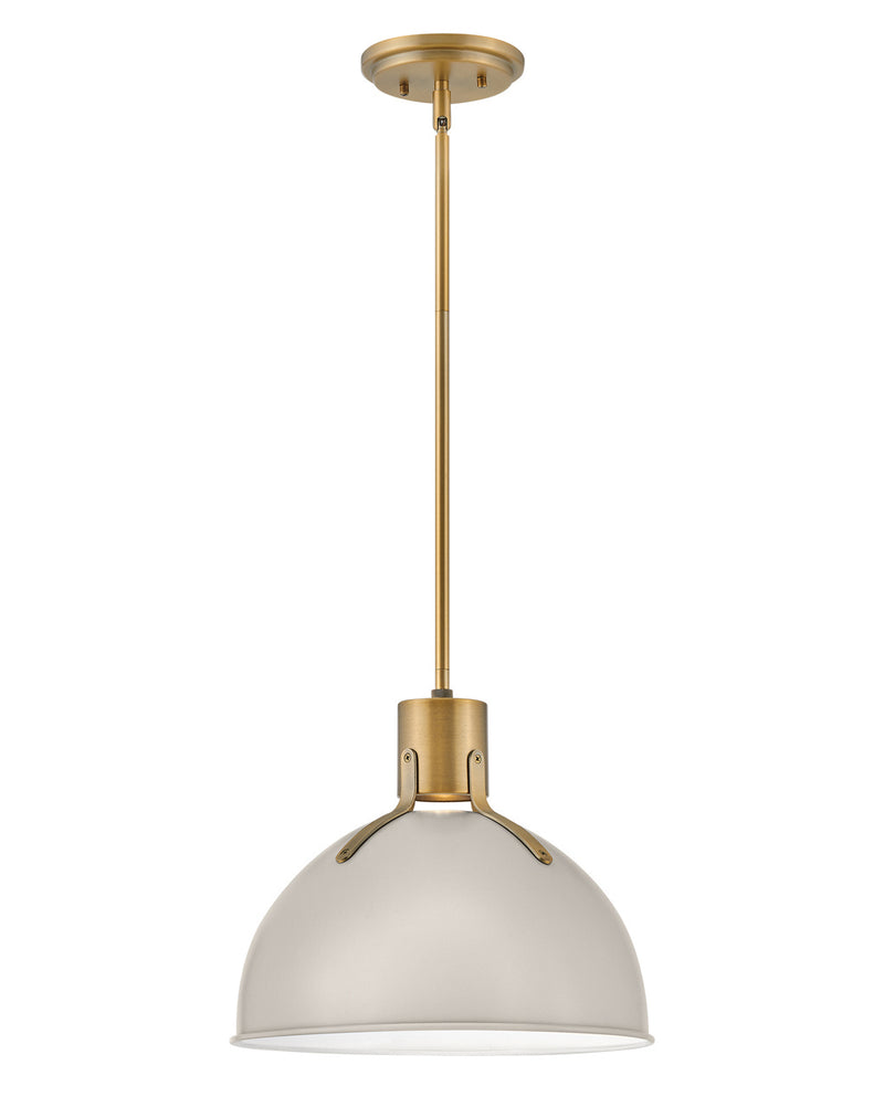 Hinkley 3487LTP LED Pendant, Light Taupe