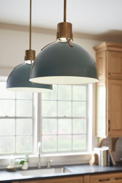 Hinkley 3487SGN LED Pendant, Sage Green