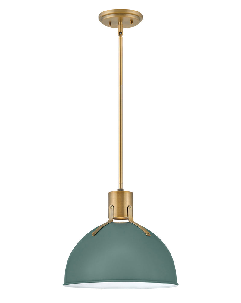 Hinkley 3487SGN LED Pendant, Sage Green