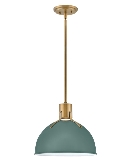 Hinkley 3487SGN LED Pendant, Sage Green