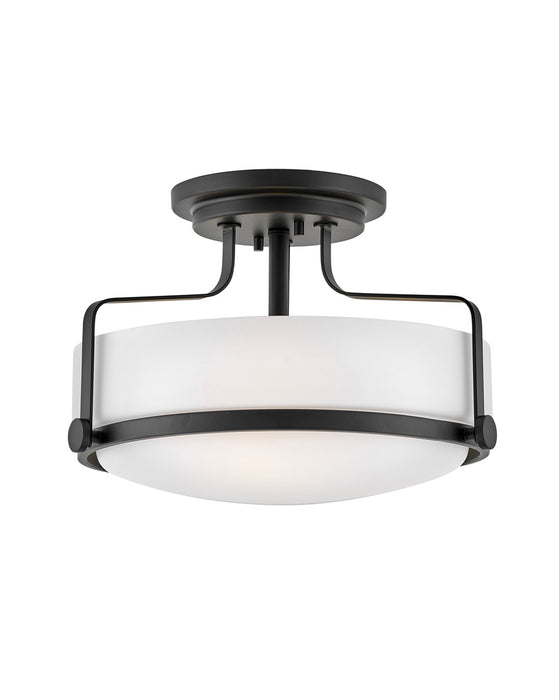 Hinkley 3641BK LED Semi-Flush Mount, Black