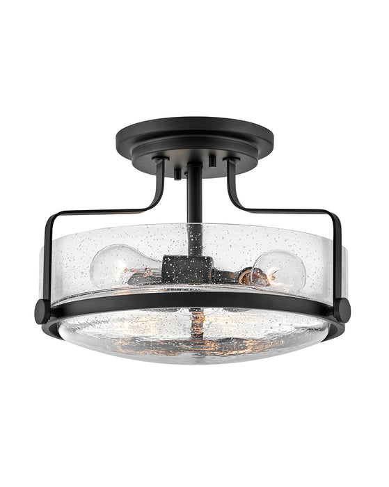 Hinkley 3641BK-CS LED Semi-Flush Mount, Black