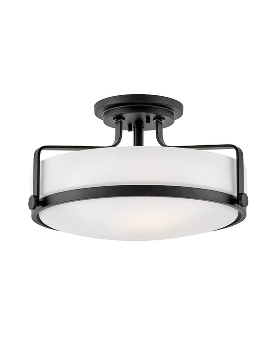 Hinkley 3643BK LED Semi-Flush Mount, Black