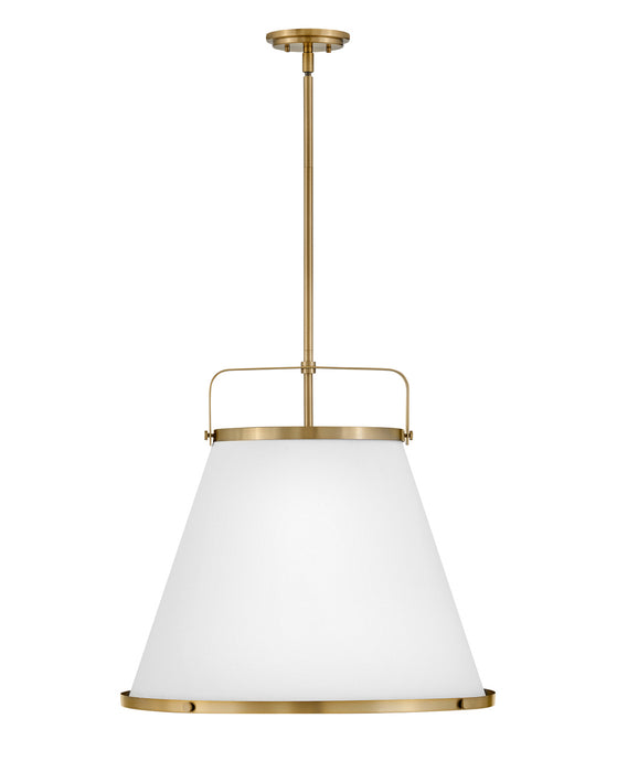 Hinkley 4995LCB LED Pendant, Lacquered Brass
