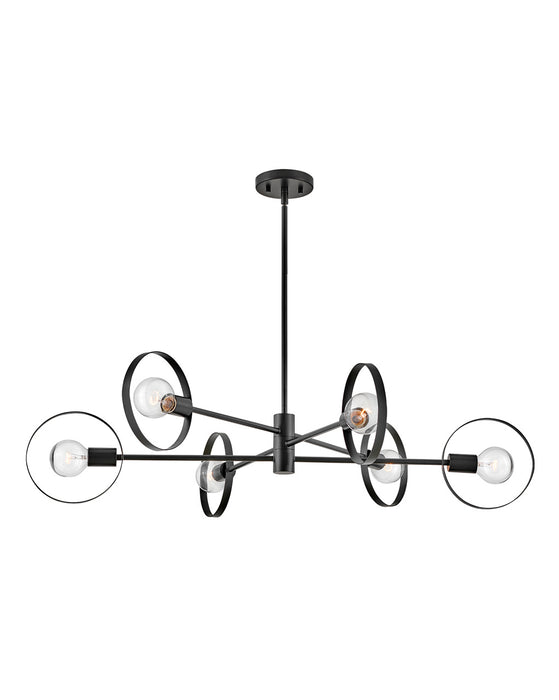 Hinkley 37296BK LED Foyer Pendant, Black