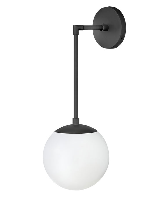 Hinkley 3742BK-WH LED Wall Sconce, Black