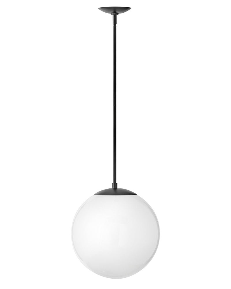 Hinkley 3744BK-WH LED Pendant, Black