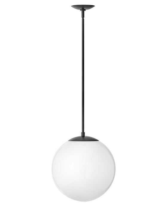 Hinkley 3744BK-WH LED Pendant, Black