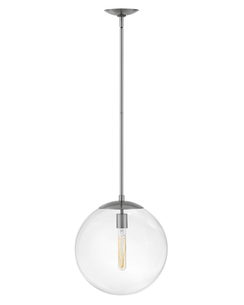 Hinkley 3744PL LED Pendant, Polished Antique Nickel