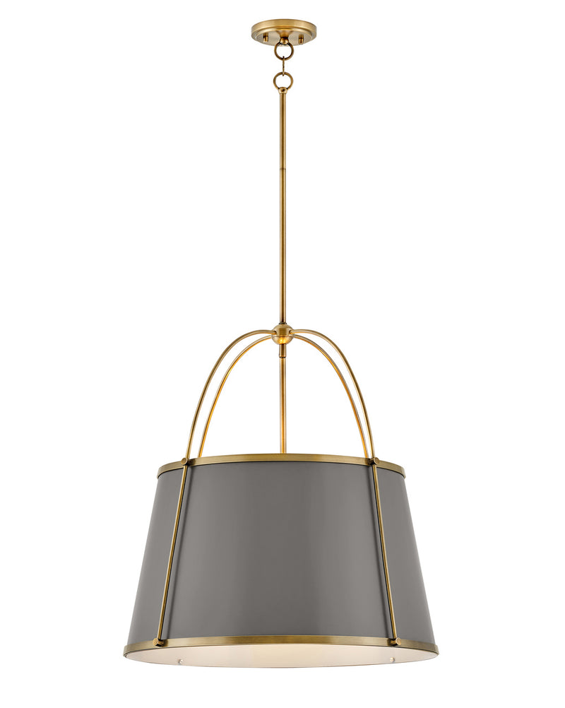 Hinkley 4895LDB LED Pendant, Lacquered Dark Brass