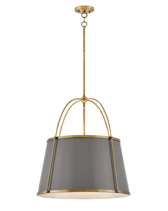 Hinkley 4895LDB LED Pendant, Lacquered Dark Brass