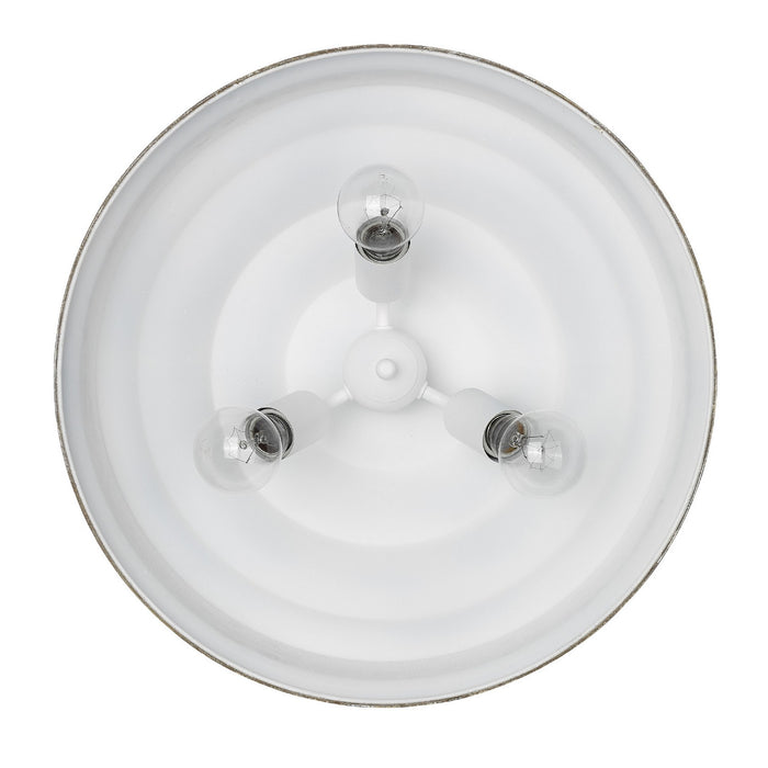 Golden 0806-3P AI Three Light Pendant, Antique Ivory