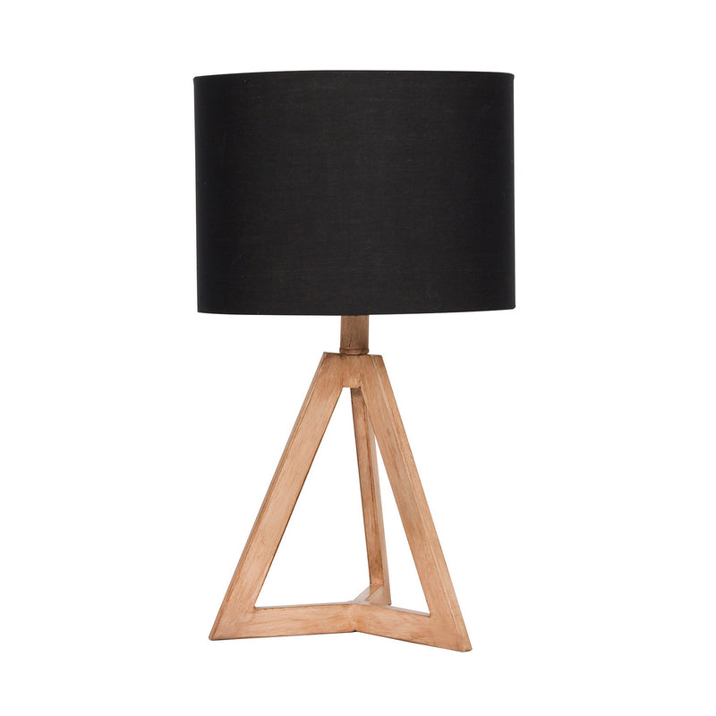 Craftmade 86201 One Light Table Lamp, Natural Wood