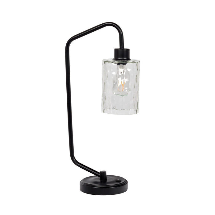 Craftmade 86202 One Light Desk Lamp, Flat Black