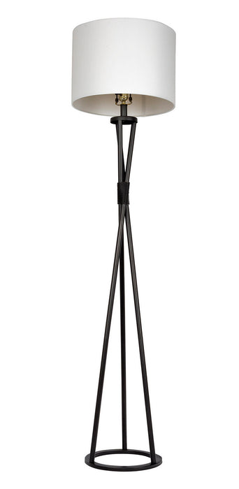 Craftmade 86203 One Light Floor Lamp, Flat Black
