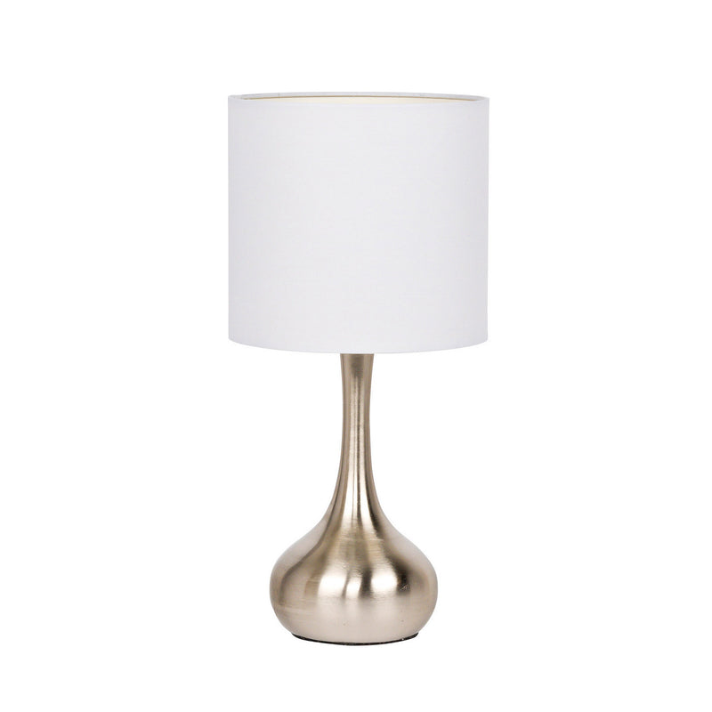 Craftmade 86226 One Light Table Lamp, Brushed Polished Nickel