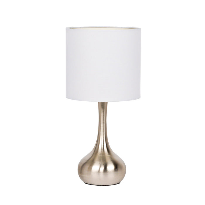 Craftmade 86226 One Light Table Lamp, Brushed Polished Nickel