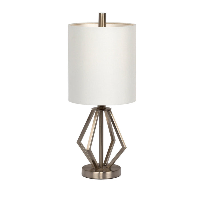 Craftmade 86233 One Light Table Lamp, Brushed Polished Nickel