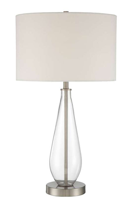 Craftmade 86243 One Light Table Lamp, Brushed Polished Nickel