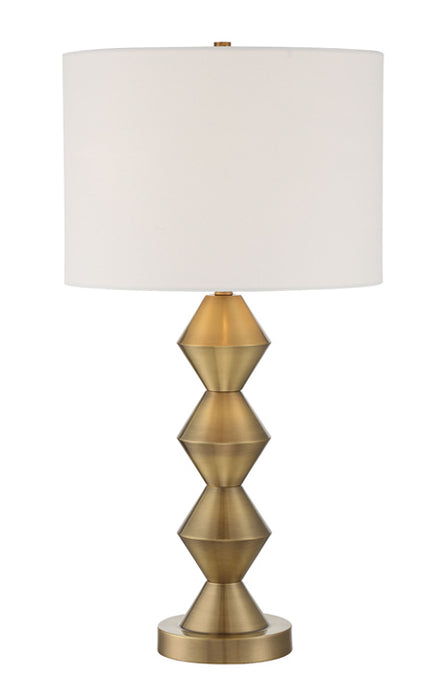 Craftmade 86244 One Light Table Lamp, Satin Brass