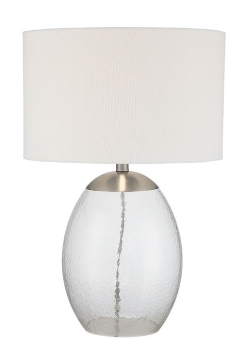 Craftmade 86245 One Light Table Lamp, Satin Brass