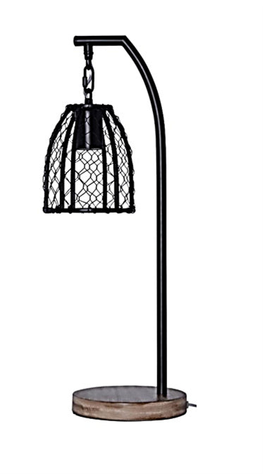 Craftmade 86252 One Light Table Lamp, Flat Black