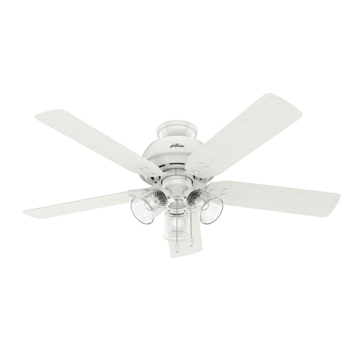 Hunter 51365 52" Ceiling Fan, Fresh White