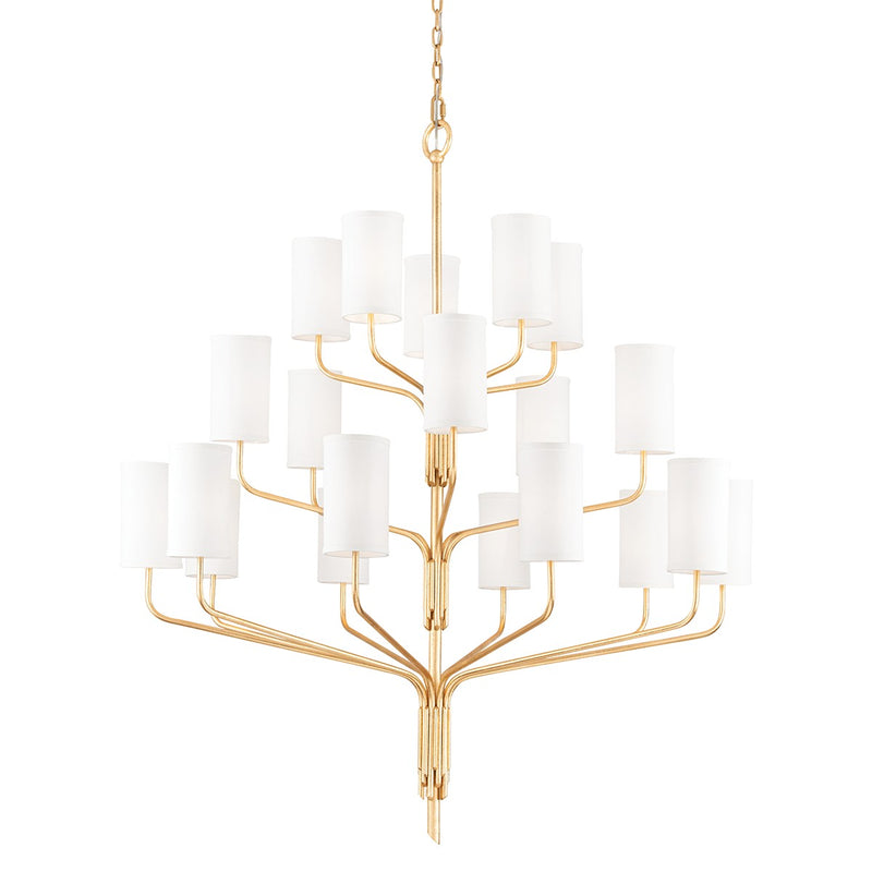 Troy Lighting F61620-GL 20 Light Chandelier, Gold Leaf