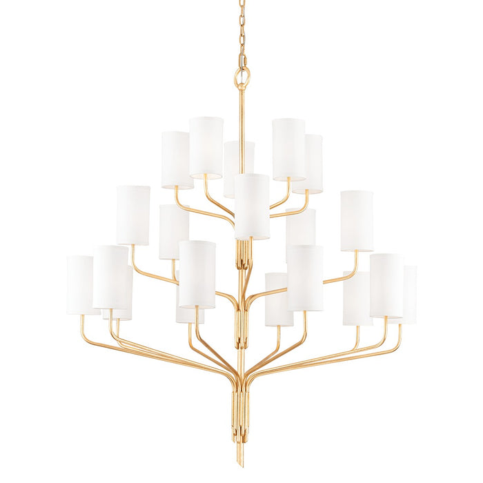 Troy Lighting F61620-GL 20 Light Chandelier, Gold Leaf