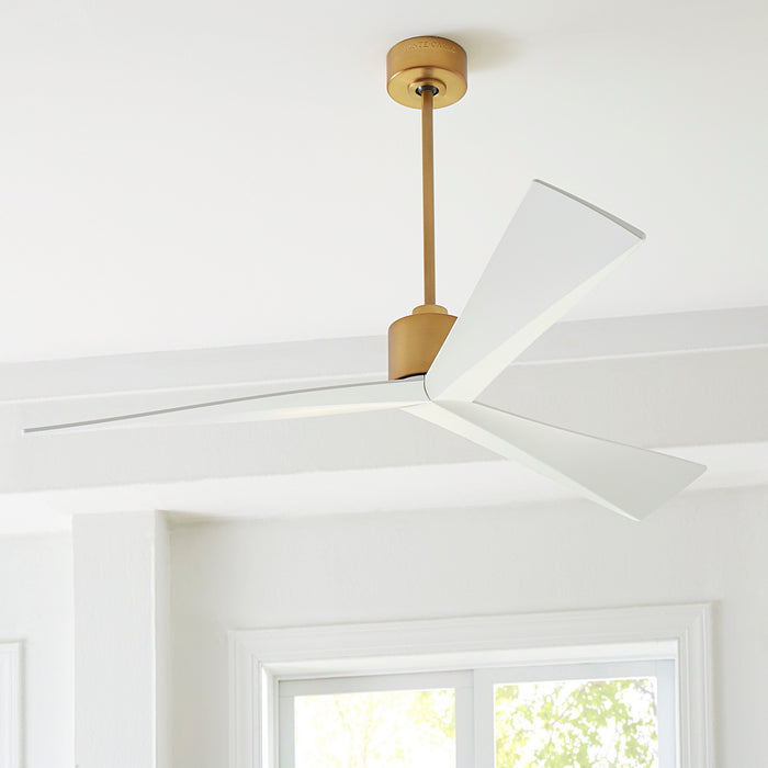 Visual Comfort Fan 3ADR60BBS 60" Ceiling Fan, Burnished Brass