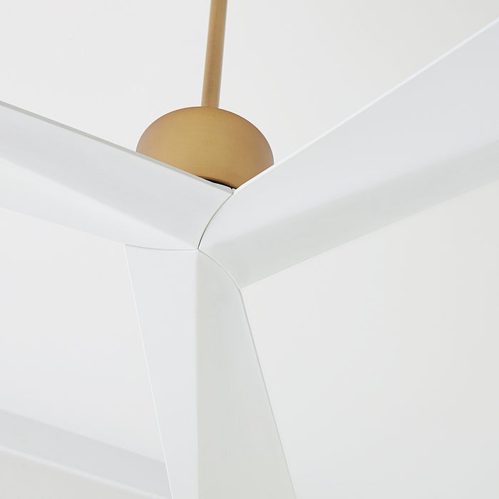 Visual Comfort Fan 3ADR60BBS 60" Ceiling Fan, Burnished Brass