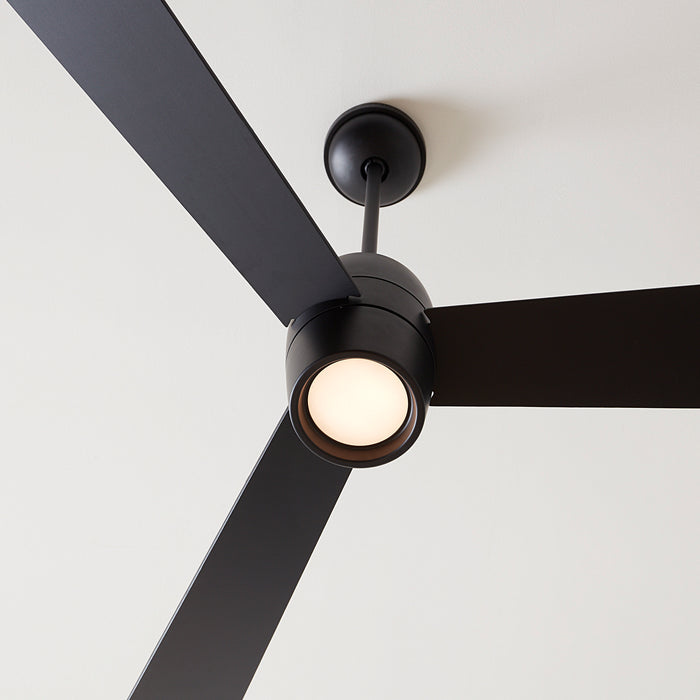 Visual Comfort Fan 3ALBR60MBKD 60" Ceiling Fan, Midnight Black