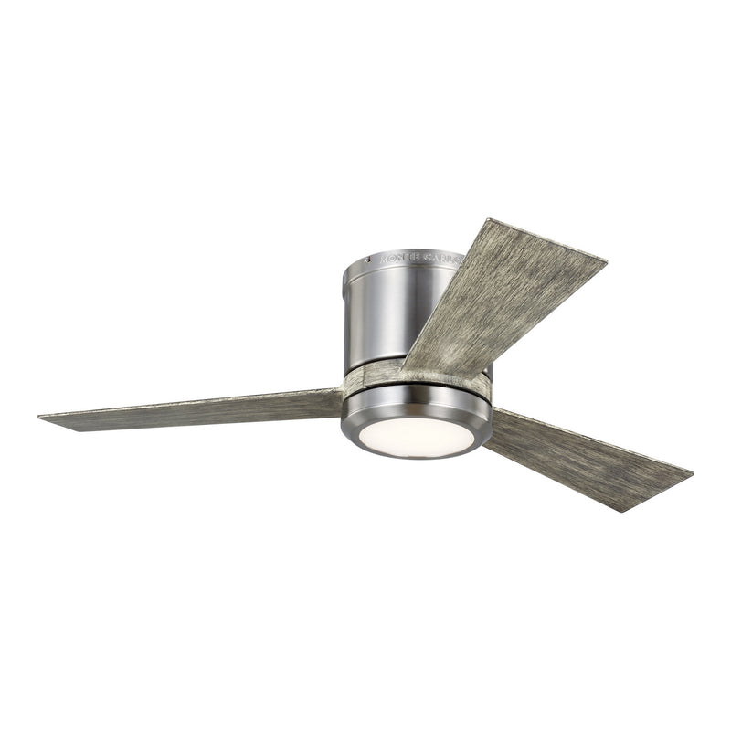 Generation Lighting 3CLYR42BSLGD-V1 42" Ceiling Fan, Brushed Steel