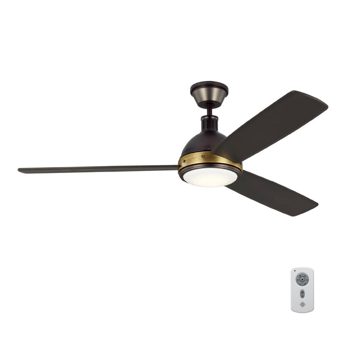 Visual Comfort Fan 3HCKR60BNZHABD 60" Ceiling Fan, Deep Bronze