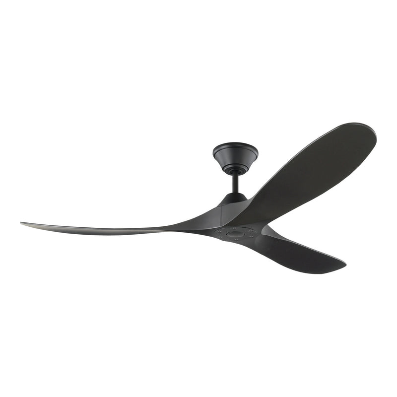 Visual Comfort Fan 3MGMR60MBKMBK 60"Ceiling Fan, Midnight Black